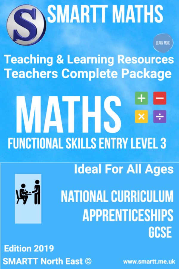 Functional Skills Maths English Entry Level 3 SMARTT North East