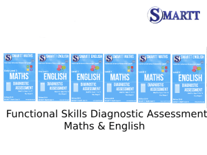 Free Functional Skills Level 1 Diagnostic Assessment Maths